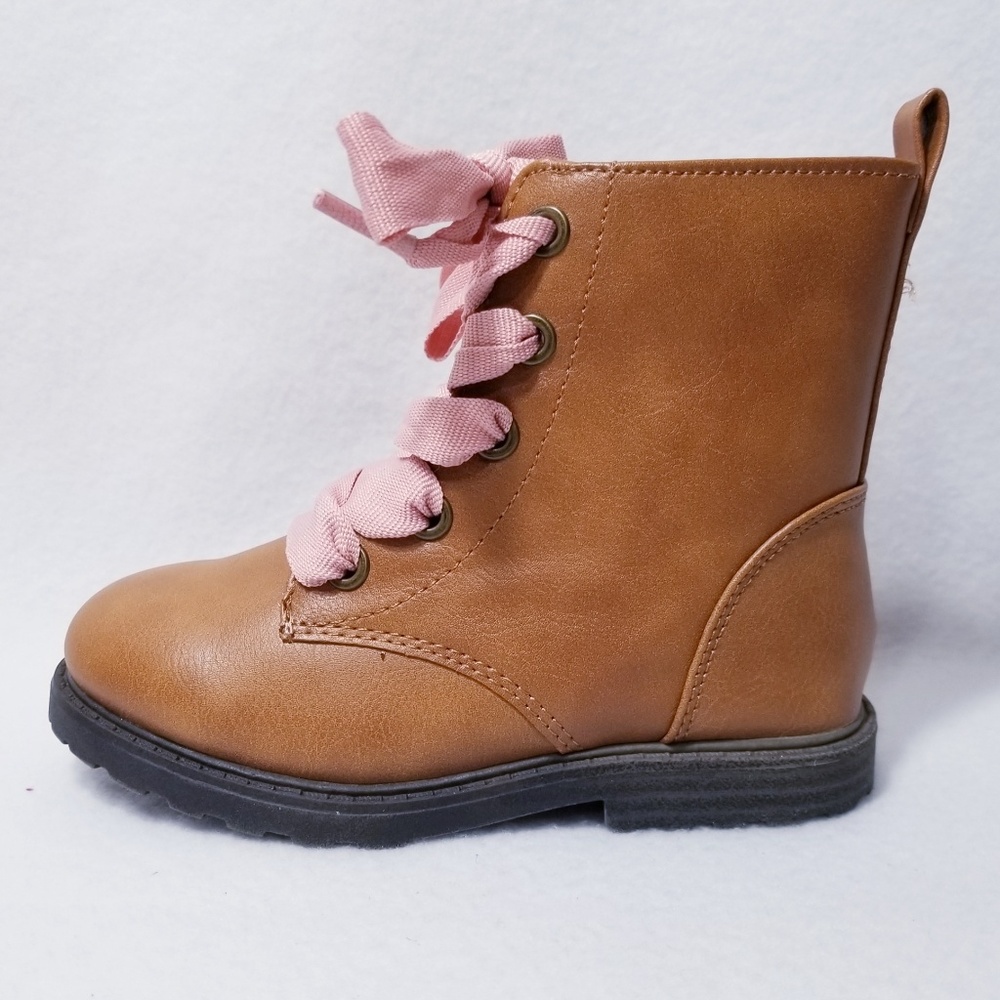 Cat & Jack Cherish Lace-up Boots - Size 9 - NWT - Picture 5 of 8